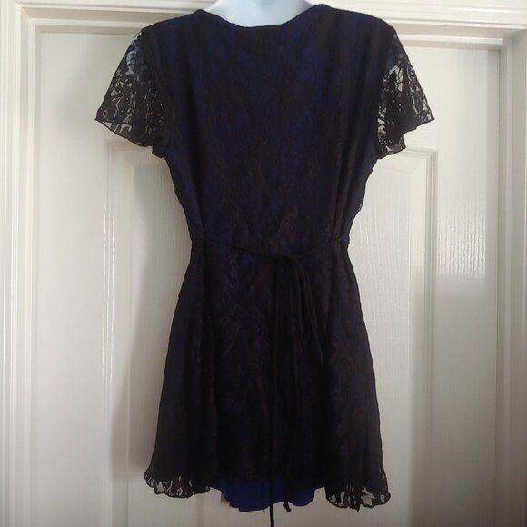 Dare to Wear Womens Vintage Fairygoth Witchy Corset Lace Emo Dress 1X Lace - Picture 2 of 10